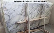 Supply polished slabs 0.8 cm in natural marble ARABESCATO CARRARA TL0199. Detail image pictures 
