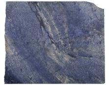 Supply polished slabs 0.8 cm in natural granite AZUL BAHIA C0005. Detail image pictures 