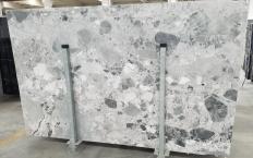 Supply polished slabs 0.8 cm in natural marble Babylon Grey 1553M. Detail image pictures 