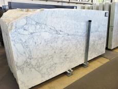 Supply polished slabs 0.8 cm in natural marble BIANCO GIOIA VENATO C0252. Detail image pictures 