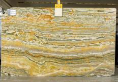 Supply polished slabs 0.8 cm in natural marble BOCA ONTA U0095. Detail image pictures 
