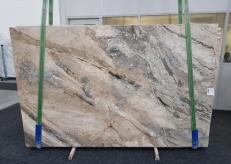 Supply polished slabs 0.8 cm in natural brech BRECCIA AURORA GL 1057. Detail image pictures 