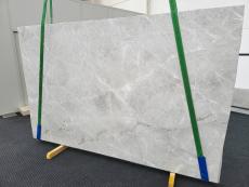 Supply honed slabs 0.8 cm in natural marble BRILLIANT GREY 1583. Detail image pictures 