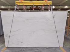 Supply sawn slabs 0.8 cm in natural quartzite CALACATTA DU BRAZIL 1653G. Detail image pictures 