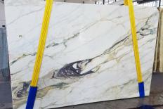 Supply sawn slabs 0.8 cm in natural marble CALACATTA FIORITO U0433. Detail image pictures 
