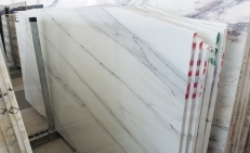 Supply polished slabs 1.2 cm in natural marble CALACATTA LINCOLN U0180509. Detail image pictures 