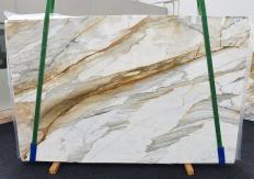Supply polished slabs 0.8 cm in natural marble CALACATTA MACCHIAVECCHIA 1354. Detail image pictures 