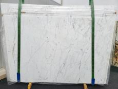Supply polished slabs 2 cm in natural marble calacatta miele 1787. Detail image pictures 