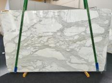 Supply polished slabs 1.2 cm in natural marble CALACATTA ORO EXTRA 1606. Detail image pictures 