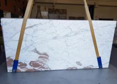 Supply polished slabs 0.8 cm in natural marble CALACATTA VAGLI VENA FINA U0134. Detail image pictures 