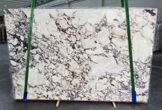 Supply polished slabs 1.2 cm in natural marble CALACATTA VIOLA 1291. Detail image pictures 
