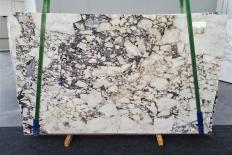 Supply polished slabs 0.8 cm in natural marble CALACATTA VIOLA 12911. Detail image pictures 