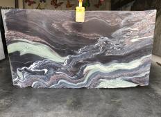 Supply honed slabs 2 cm in natural marble CIPOLLINO VIOLA C0511. Detail image pictures 