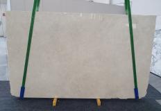Supply polished slabs 0.8 cm in natural marble CREMA MARFIL 1268. Detail image pictures 