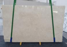 Supply polished slabs 0.8 cm in natural marble CREMA MARFIL 1268. Detail image pictures 