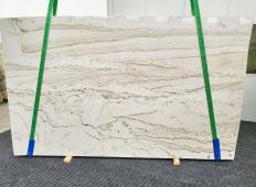 Supply sawn slabs 0.8 cm in natural quartzite DESERT WHITE 1535. Detail image pictures 