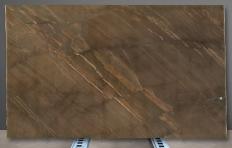 Supply polished slabs 2 cm in natural quartzite EXUBERANT BROWN 25717. Detail image pictures 