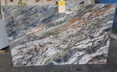 Supply polished slabs 0.8 cm in natural quartzite FUSION MISTIC T0109. Detail image pictures 