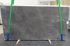 Supply honed slabs 0.8 cm in natural marble GRAFFITE 1325. Detail image pictures 