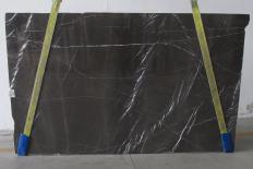 Supply polished slabs 1.2 cm in natural marble GRAFFITE 1801M. Detail image pictures 