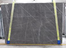 Supply polished slabs 0.8 cm in natural marble GRAFFITE 1893M. Detail image pictures 