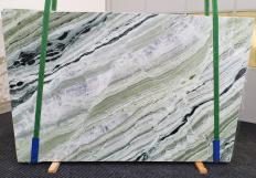 Supply polished slabs 0.8 cm in natural marble GREEN BEAUTY 1452. Detail image pictures 