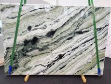 Supply polished slabs 0.8 cm in natural marble GREEN BEAUTY 1657. Detail image pictures 