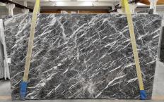 Supply polished slabs 0.8 cm in natural marble GRIGIO CARNICO 1901M. Detail image pictures 
