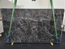 Supply polished slabs 0.8 cm in natural marble GRIGIO CARNICO 1617. Detail image pictures 