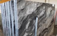 Supply polished slabs 0.8 cm in natural marble GRIGIO OROBICO AA T0044A. Detail image pictures 