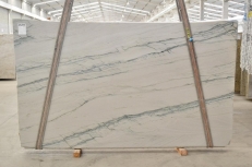 Supply polished slabs 0.8 cm in natural quartzite INFINITY GREY 2390. Detail image pictures 