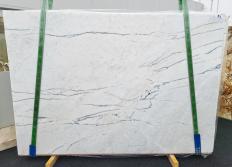 Supply honed slabs 2 cm in natural marble LILAC NY 1758. Detail image pictures 