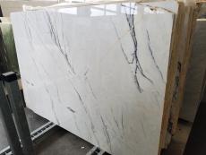 Supply polished slabs 0.8 cm in natural marble LILAC AL0296. Detail image pictures 