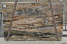 Supply polished slabs 1.2 cm in natural quartzite MICHELANGELO 2520. Detail image pictures 