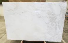 Supply polished slabs 0.8 cm in natural marble MYSTERY WHITE 22376. Detail image pictures 