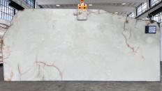 Supply polished slabs 1.2 cm in natural onyx ONICE BIANCO R1069. Detail image pictures 