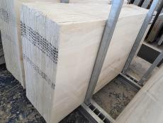 Supply polished slabs 0.8 cm in natural onyx ONICE IVORY CL0303. Detail image pictures 