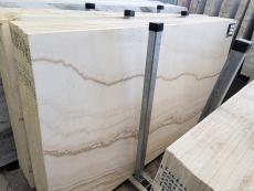 Supply polished slabs 0.8 cm in natural onyx ONICE IVORY CL0304. Detail image pictures 