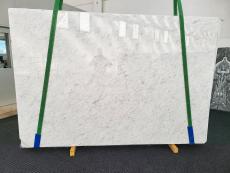 Supply polished slabs 1.2 cm in natural marble OPAL WHITE 1539. Detail image pictures 