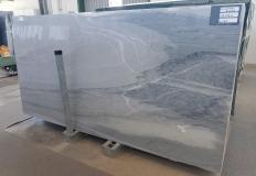 Supply polished slabs 0.8 cm in natural marble palissandro blue venato Z0167. Detail image pictures 