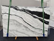 Supply polished slabs 2 cm in natural marble PANDA 1335. Detail image pictures 