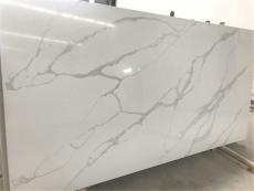 Supply polished slabs 2 cm in artificial aglo quartz POMPEI AA2021P. Detail image pictures 