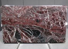 Supply polished slabs 0.8 cm in natural marble ROSSO LEVANTO 1712M. Detail image pictures 