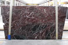 Supply polished slabs 0.8 cm in natural marble ROSSO LEVANTO 1712M. Detail image pictures 