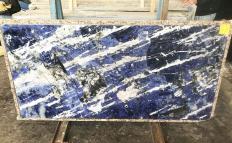 Supply polished slabs 0.8 cm in natural marble SODALITE TL0191. Detail image pictures 