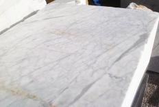 Supply diamondcut blocks 0.8 cm in natural marble STATUARIETTO 288. Detail image pictures 