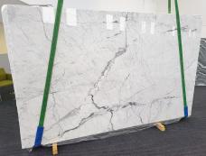 Supply polished slabs 0.8 cm in natural marble STATUARIETTO 1514. Detail image pictures 