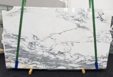 Supply polished slabs 0.8 cm in natural marble STATUARIO CORCHIA 14191. Detail image pictures 