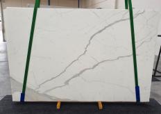 Supply sawn slabs 0.8 cm in natural marble STATUARIO EXTRA 1273. Detail image pictures 