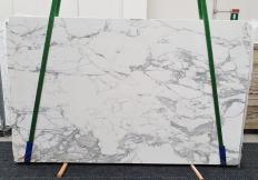 Supply polished slabs 0.8 cm in natural marble STATUARIO EXTRA 1437. Detail image pictures 